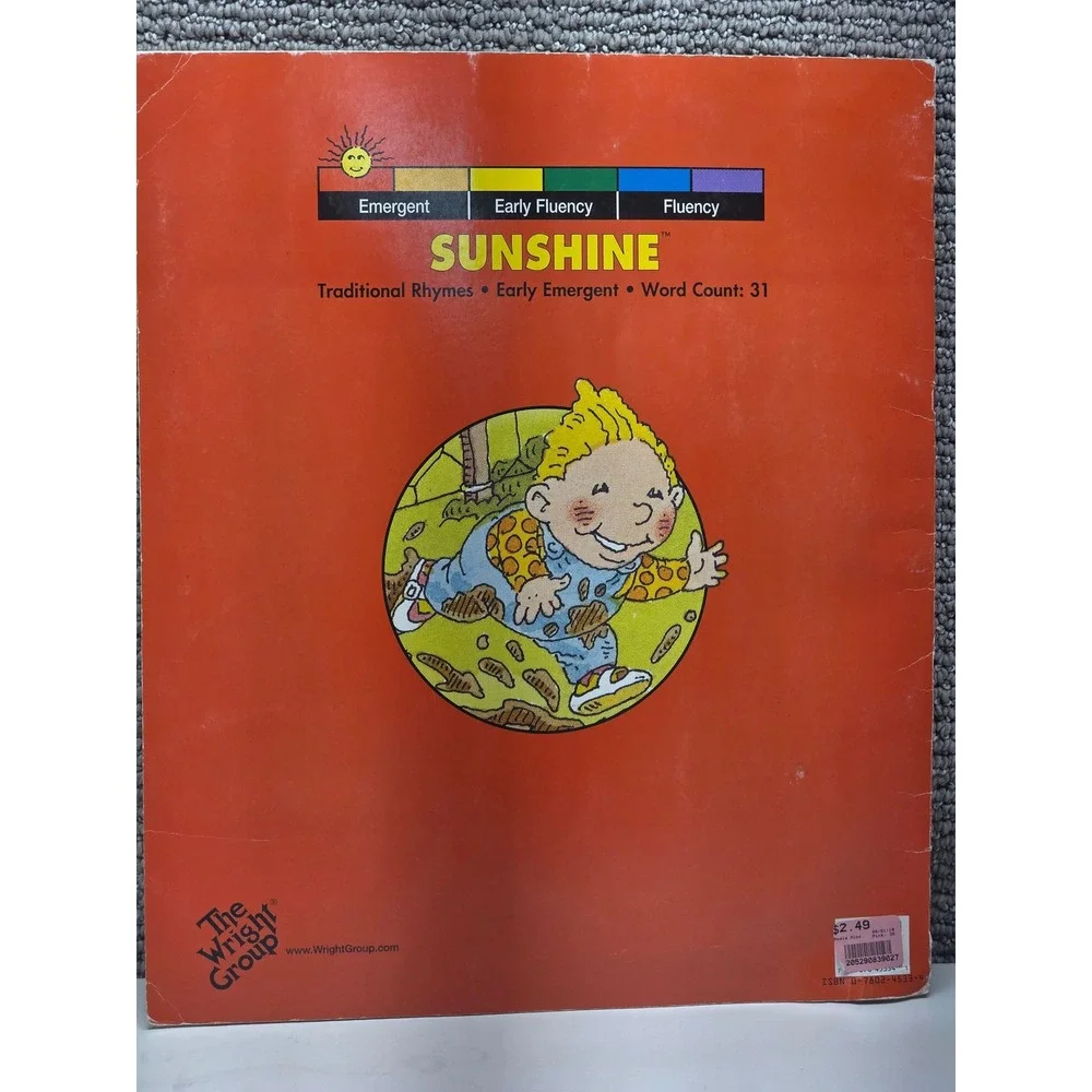Buckle My Shoe Sunshine Traditional Rhyme Early Emergent Nick Price Wright Group